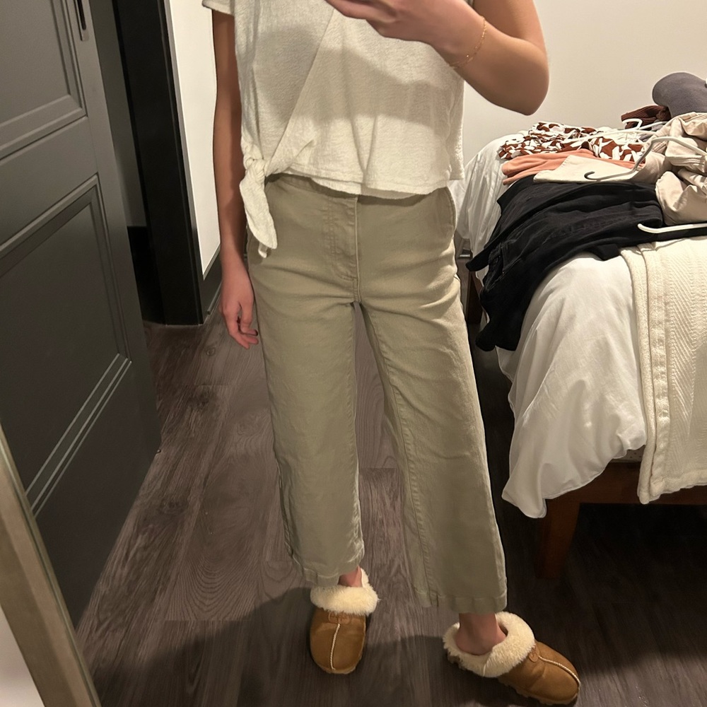 Oak and fort wide leg pant
